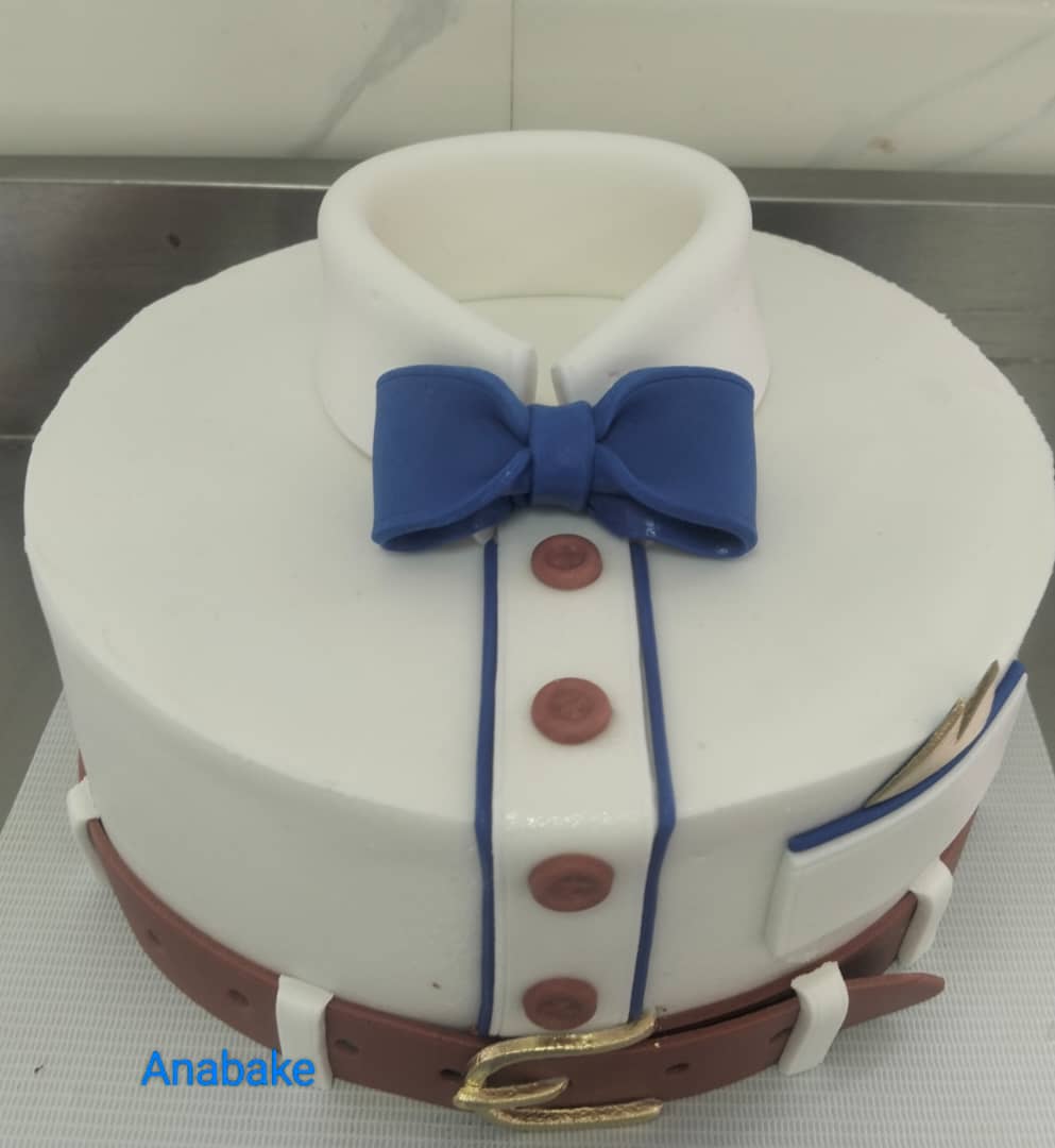 single layer shirt cake